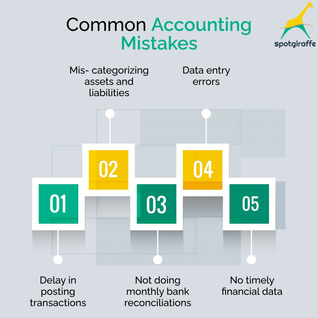 common accounting mistakes