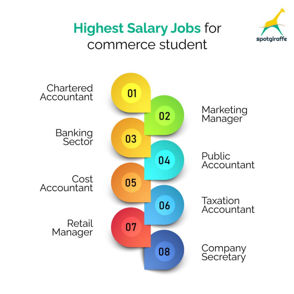 highest paying jobs for commerce students